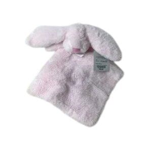 Okie Dokie Pink Bunny Rabbit Plush Baby Security Blanket Lovey NWT